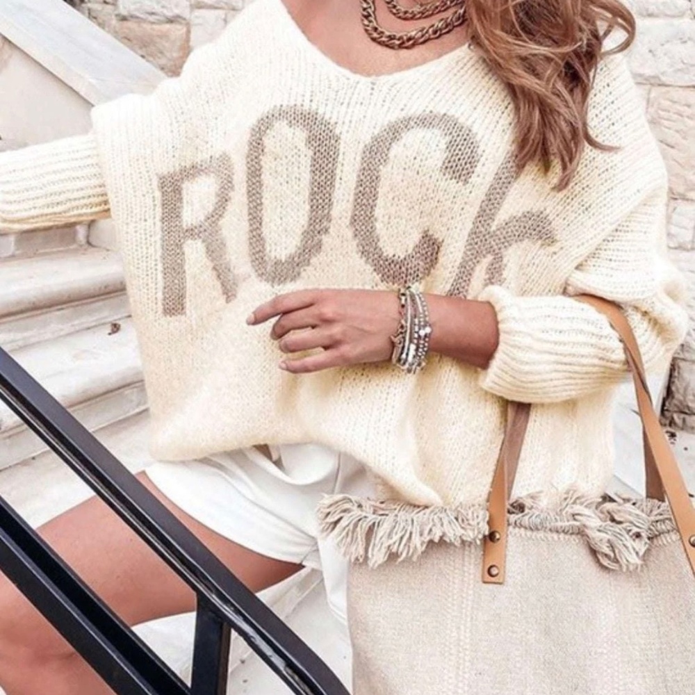 Oak & Pearl Boho Sweater